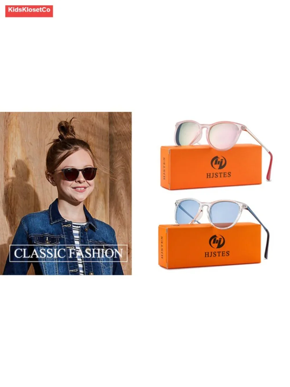 Polarized Kids Sunglasses 100% UV Protection TR90 Frame Stainless Steel Temples